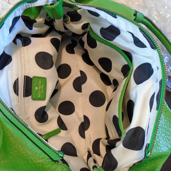 Kate Spade Southport Stevie Bag Green Leather - Picture 5 of 8